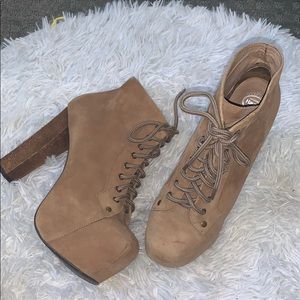 Jeffrey Campbell Lita suede booties